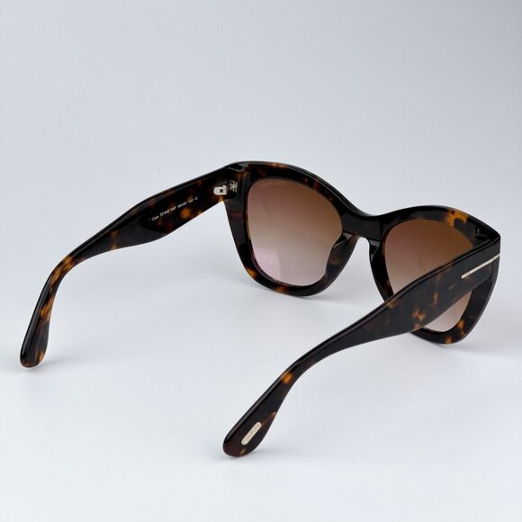 Tom Ford FT0940/S CARA 55F BRAND NEW Sunglasses Havana Gradient Brown Women - Picture 7 of 11